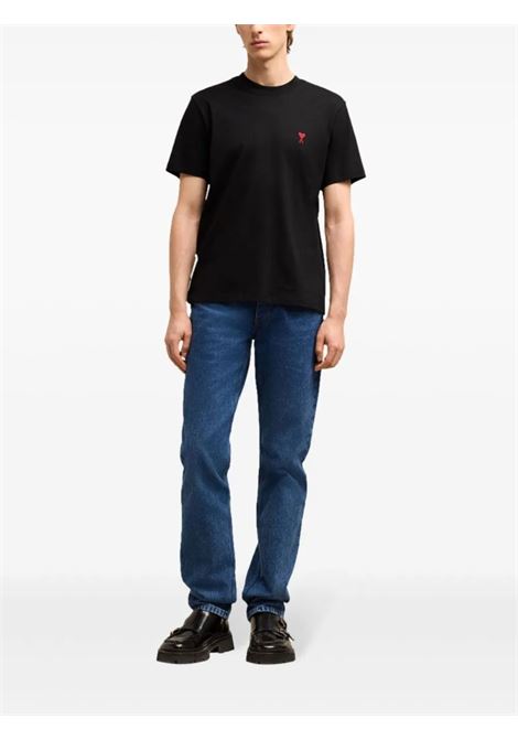 t-shirt adc unisex nera AMI PARIS | BFUTS035.724001